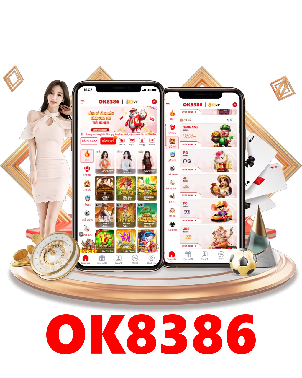 Ứng dụng OK8386 trên di động